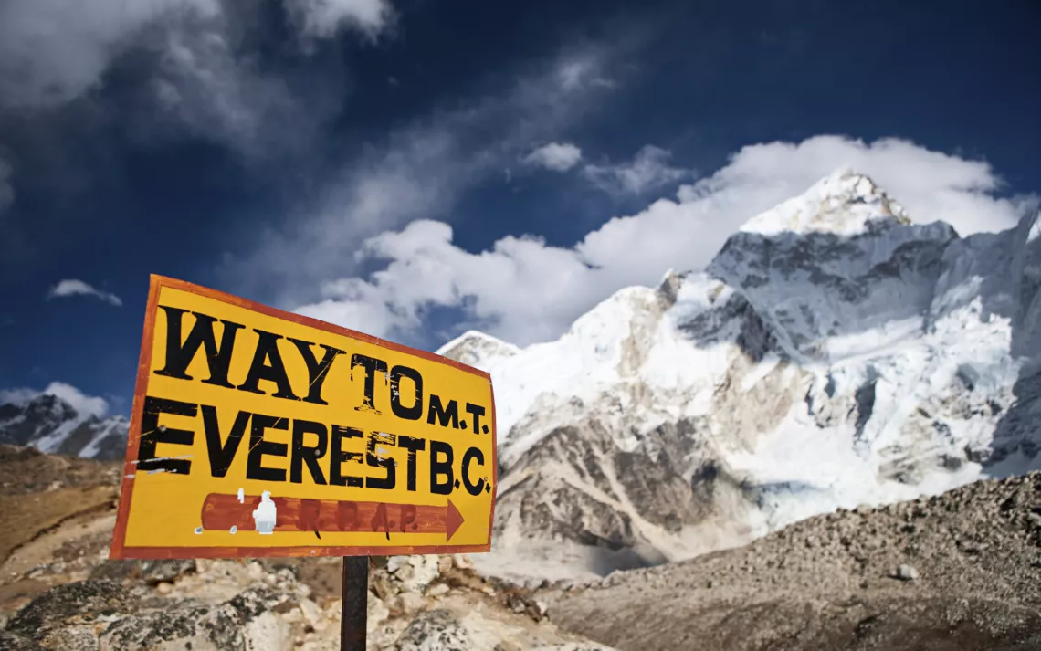 Mount Everest is the highest mountain in the world. 