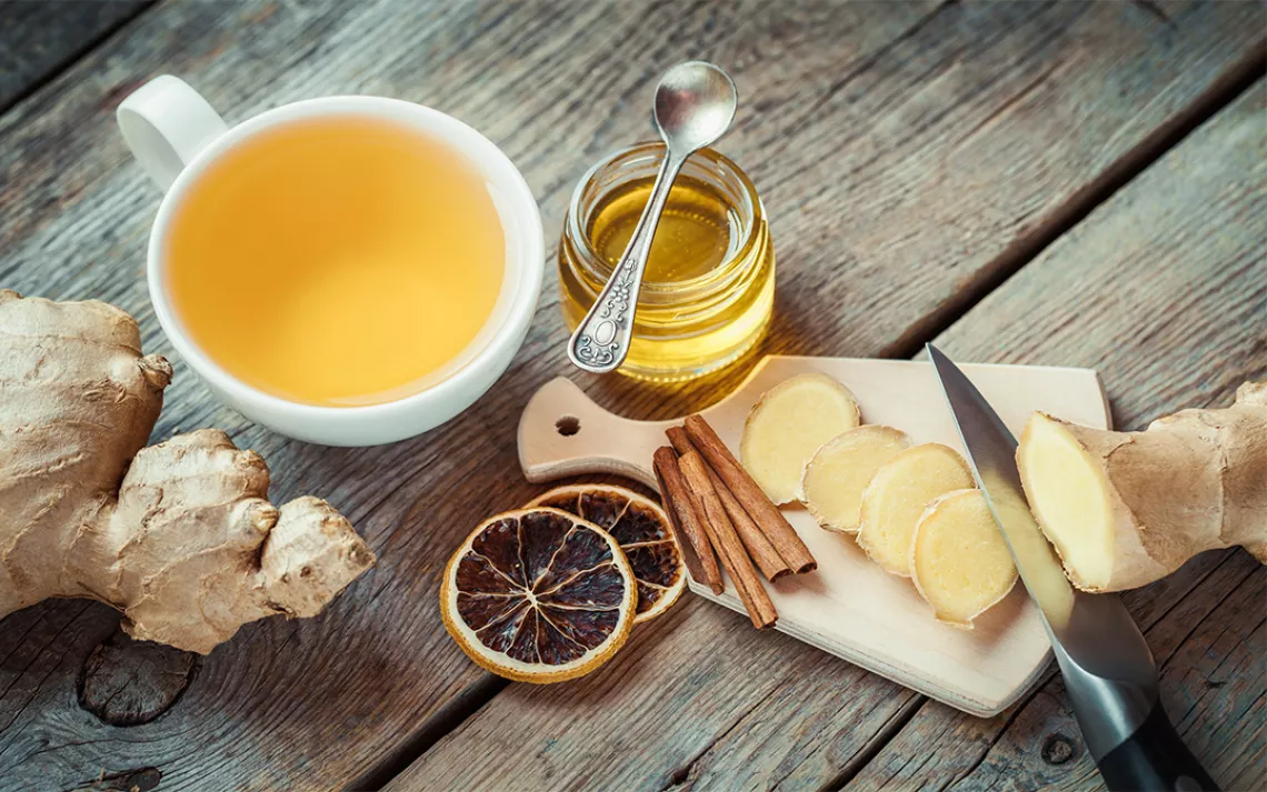 Tea and honey