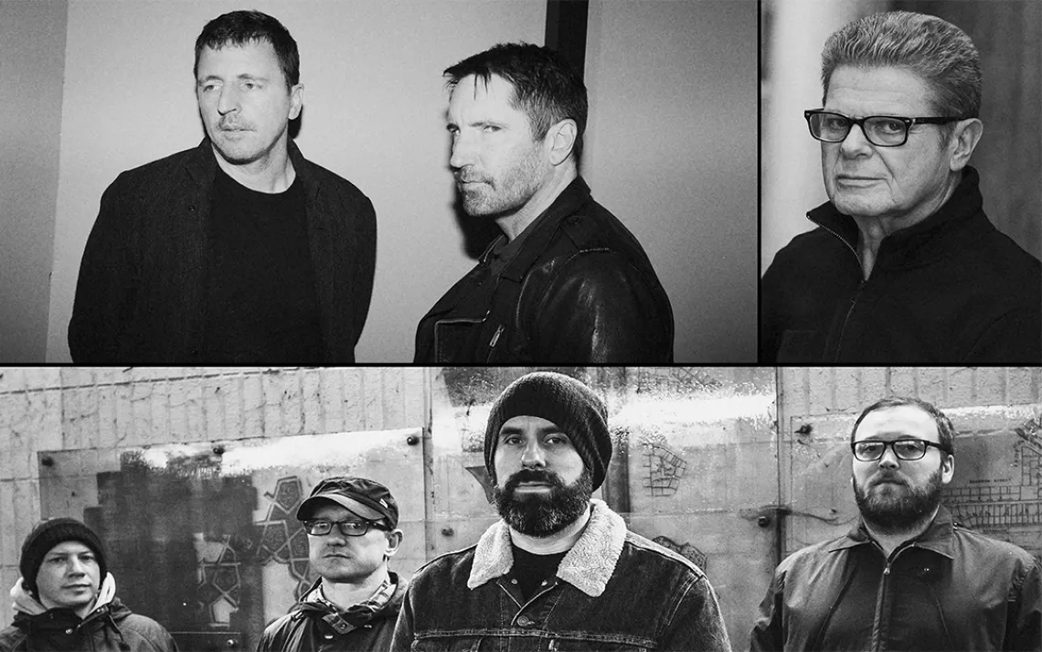 Trent Reznor with "Before the Flood" Composers