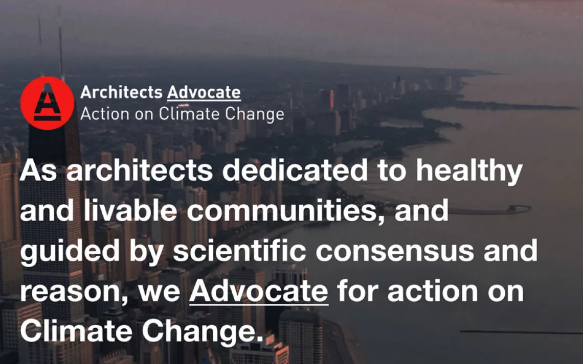 Architects Advocate Action on Climate Change
