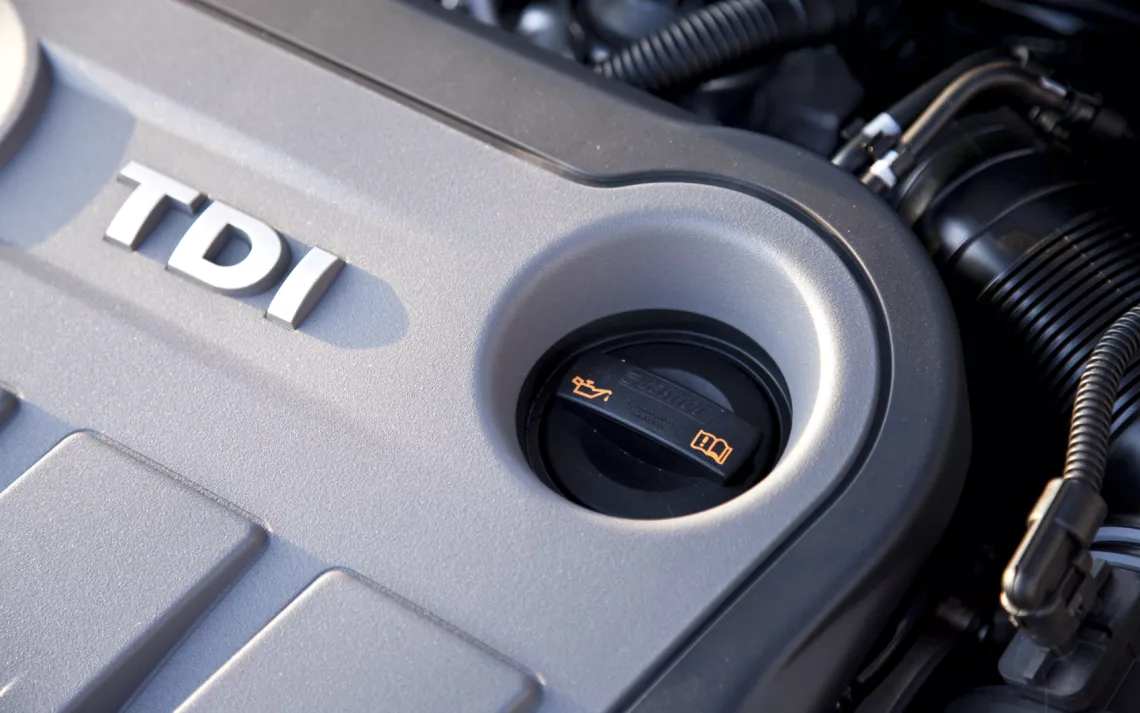 TDI diesel engine in 2011 VW Golf
