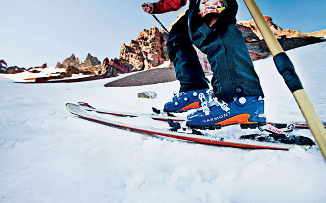 Climbing skins are your lift ticket to the top.