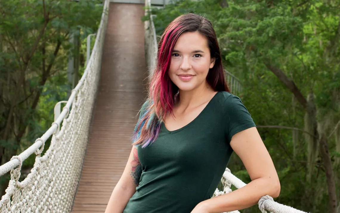 Texas Border wall activist Jackelin Trevino in McAllen, Texas