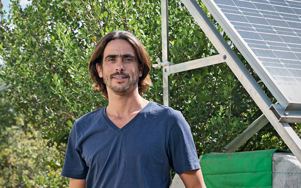 Yair Teller, cofounder and chief scientist of HomeBiogas