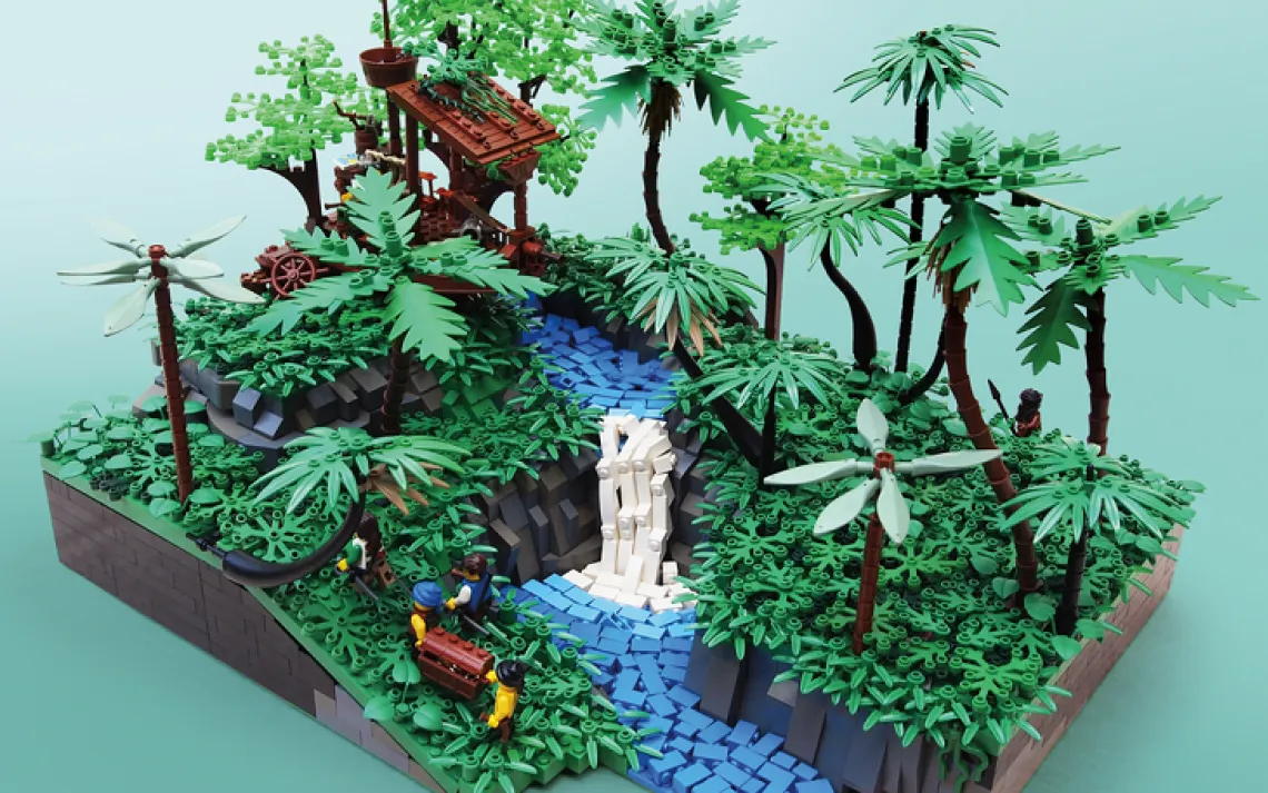 Mark Erickson's "The Hideout at Finder's Falls," 2012