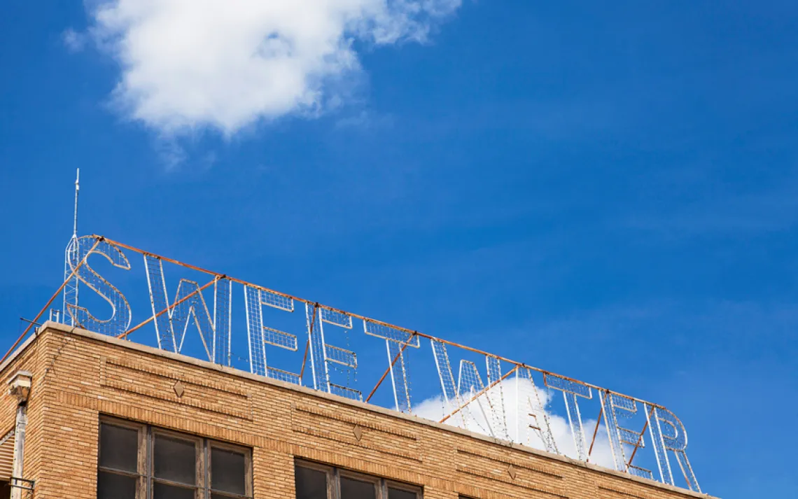 The wind industry revived Sweetwater's flagging economy, sending plenty of new customers to the movie theater and Big Boy's  Bar-B-Que.