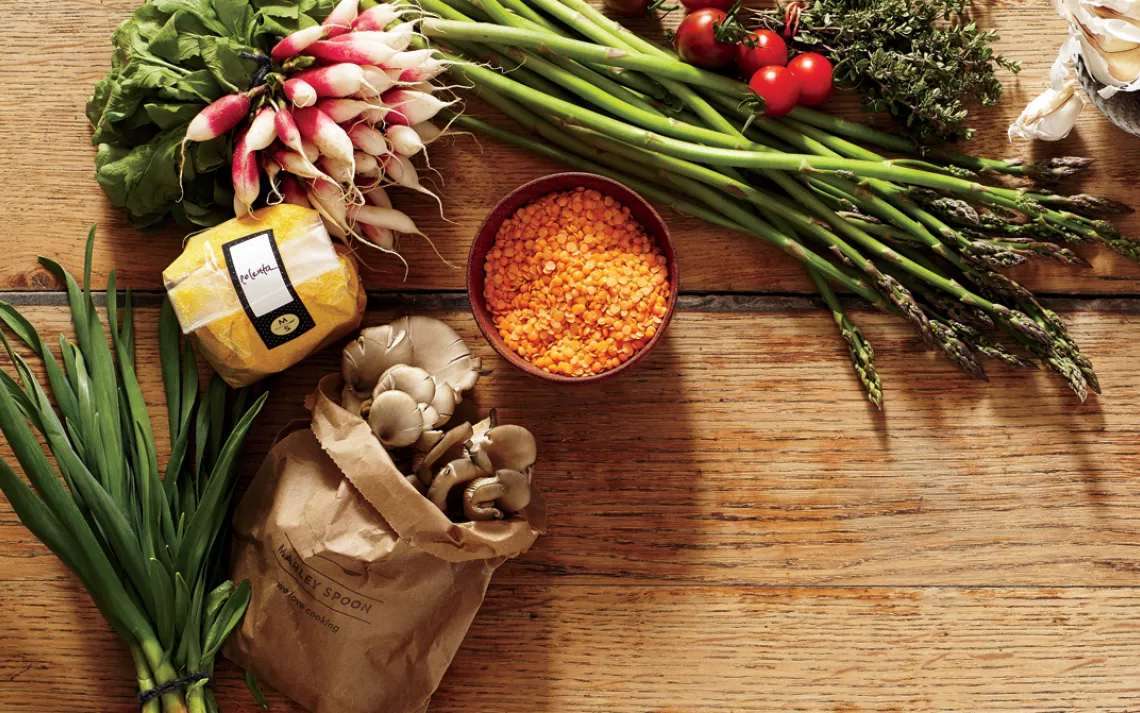 Marley Spoon delivers a mini farmers' market to East Coast doorsteps.