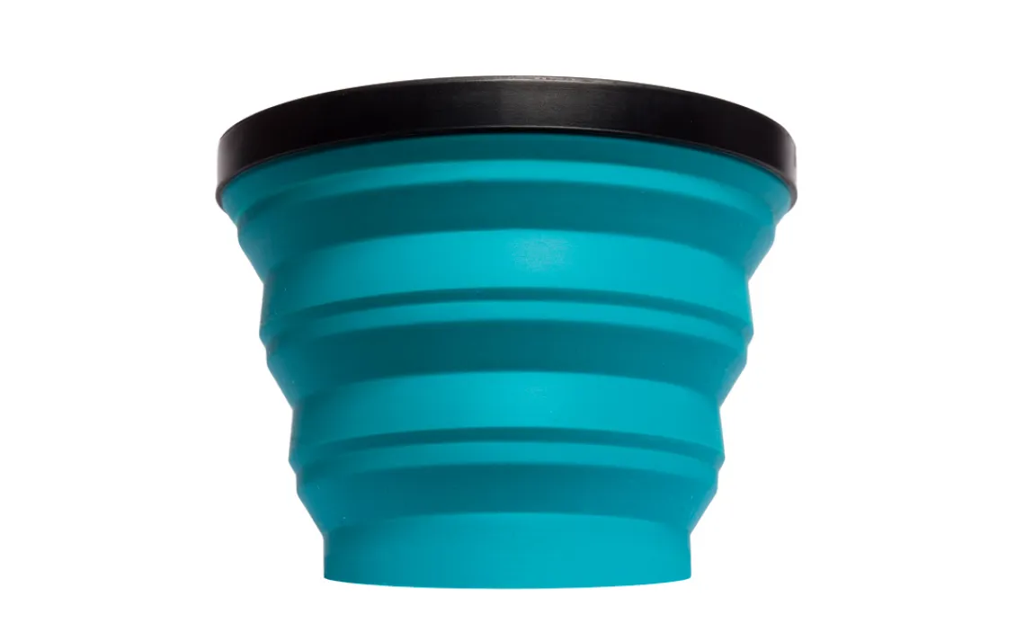 This collapsible, food-grade silicon cup is practical and feels homey in cold hands.