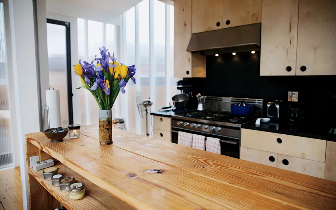 Pastry chef Elizabeth Davies, Seth Rodewald-Bates's wife, keeps the kitchen well stocked.