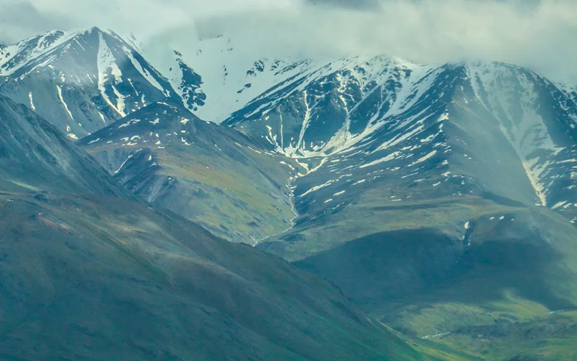 The Brooks Range, in Alaska's Arctic National Wildlife Refuge.