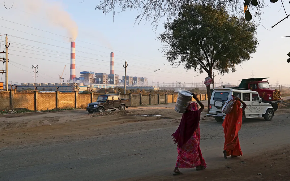 The Sasan Ultra Mega Power Project in Madhya Pradesh, India.