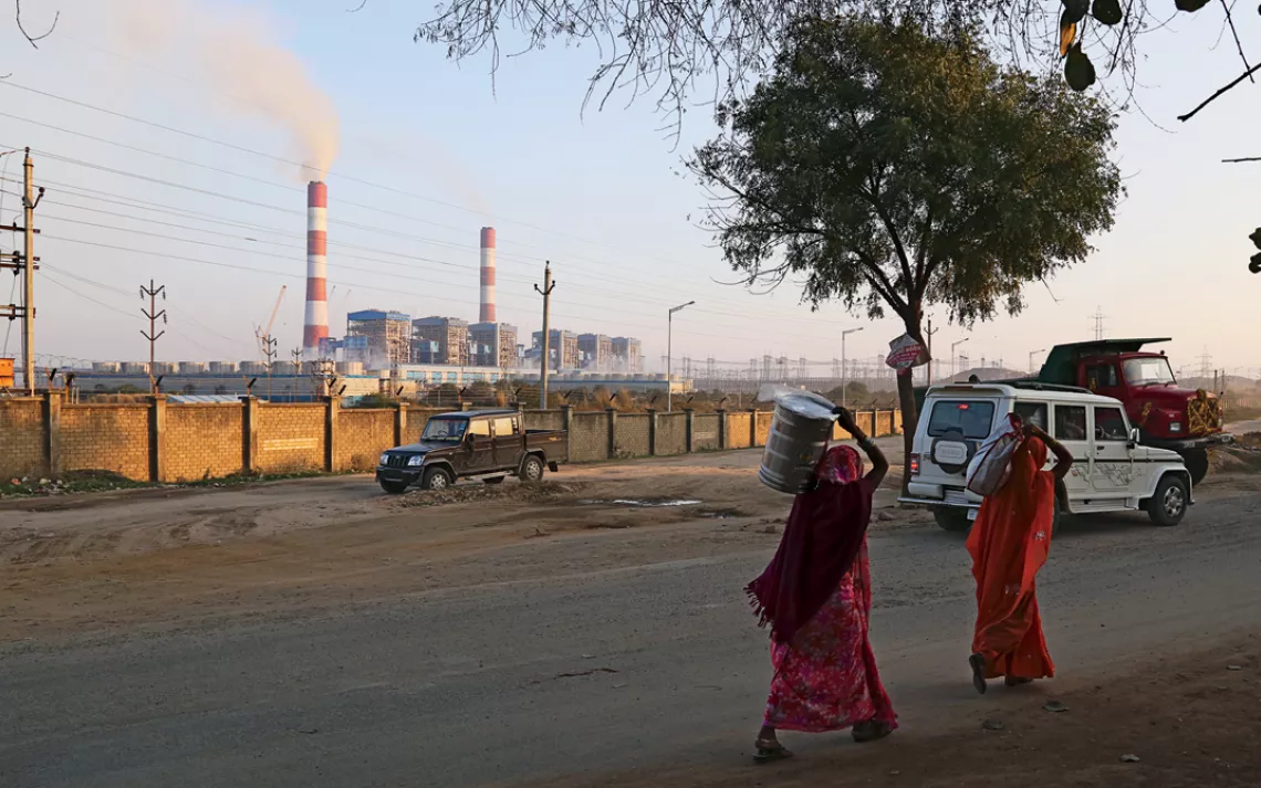 The Sasan Ultra Mega Power Project in Madhya Pradesh, India.