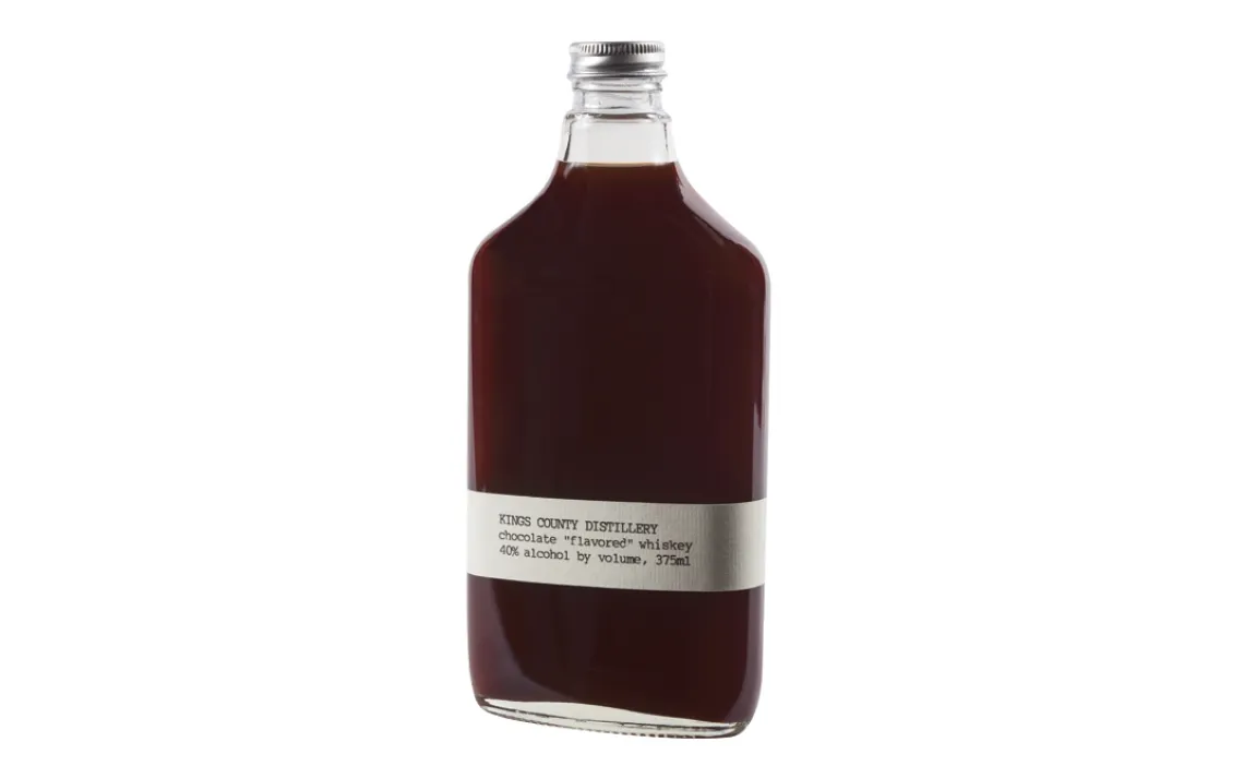 Cocoa-husk-infused chocolate whiskey from Kings County Distillery.