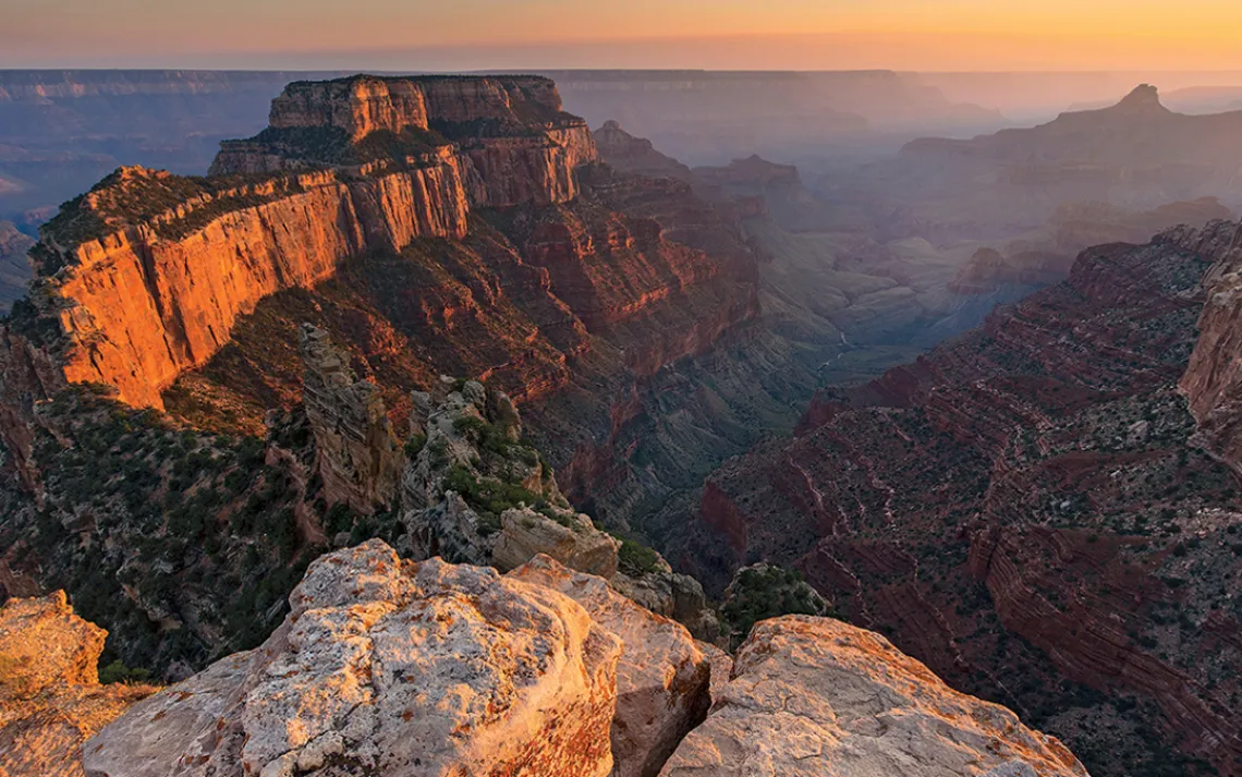 The Grand Canyon from Cape Royal, on the North Rim.