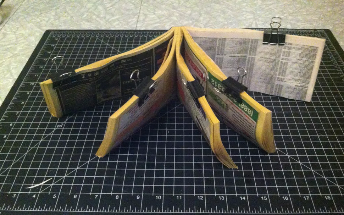 Phone Book  Pencil Holder Step 2