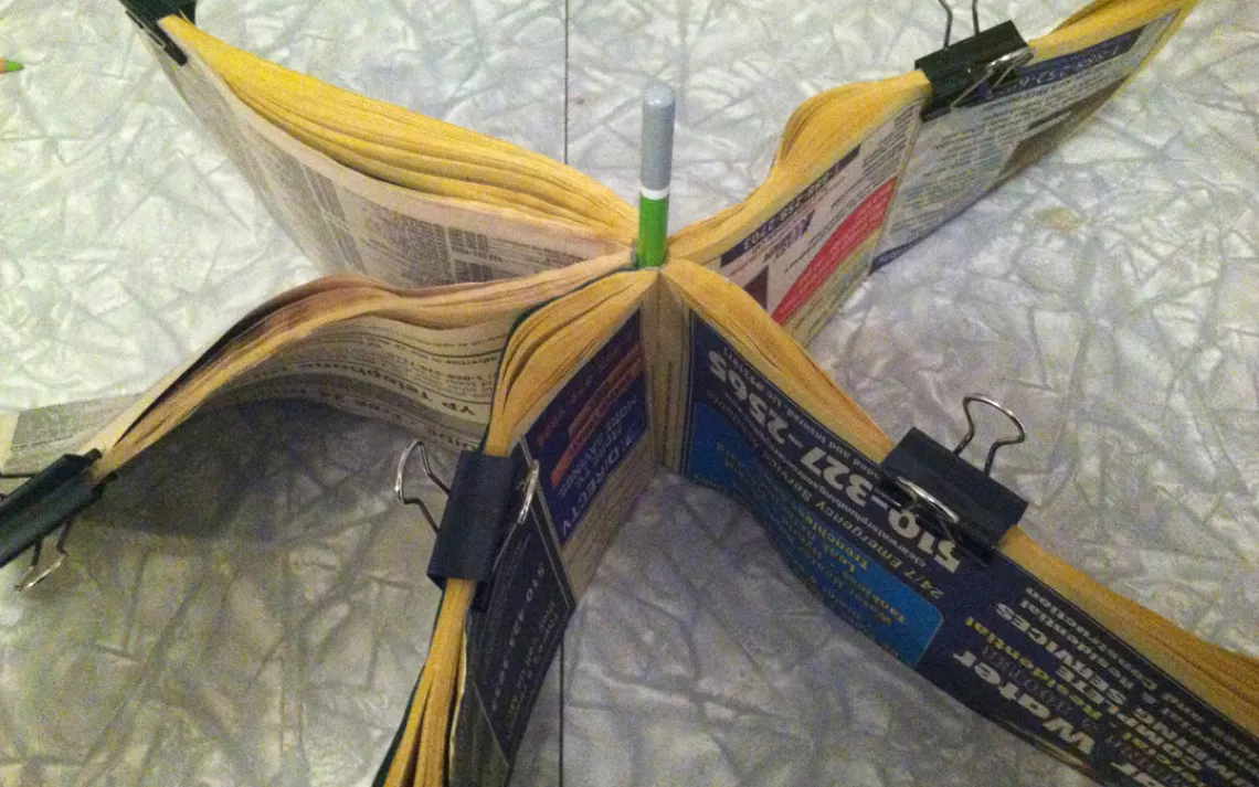Phone Book  Pencil Holder Step 4