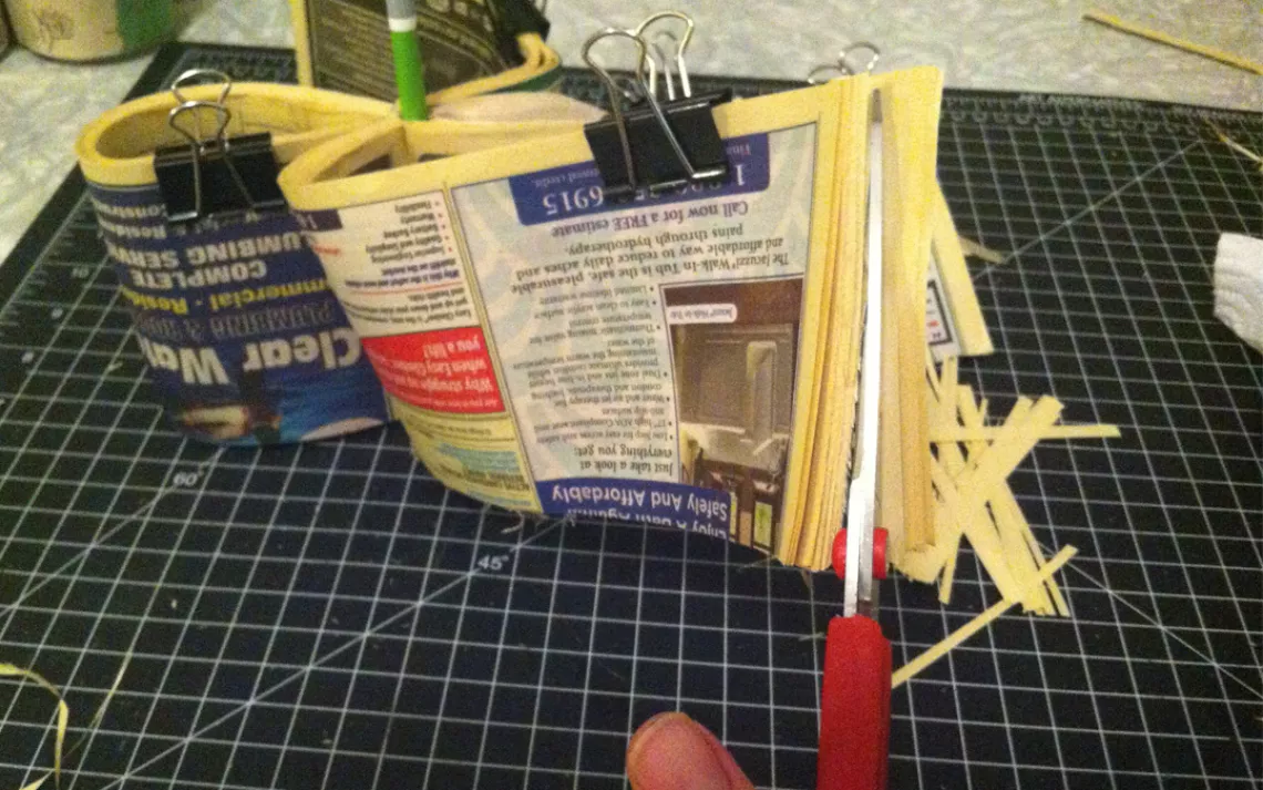 Phone Book  Pencil Holder Step 6