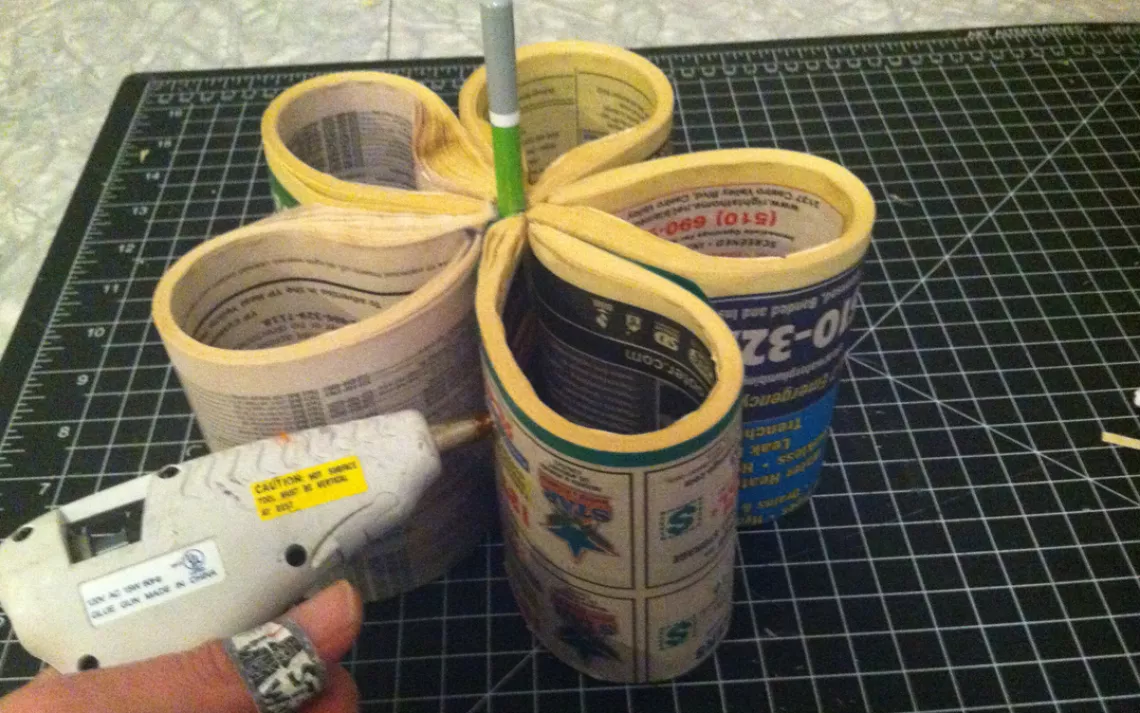 Phone Book  Pencil Holder Step 8