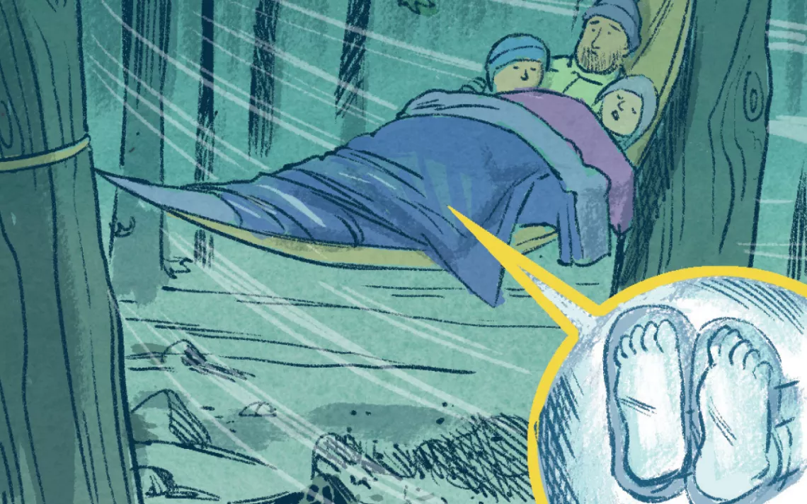 The kids usually love freeze-dried meals, but that evening they were both indifferent. When Annabelle refused dessert, I knew we were in trouble.
