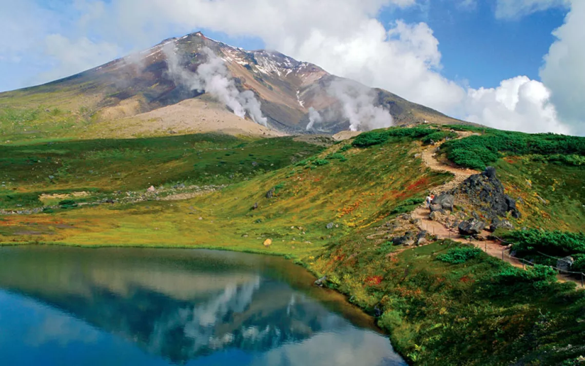 Clean but not invisible: the Hatchobaru geothermal plant in Kokonoe, Oita Prefecture. 
