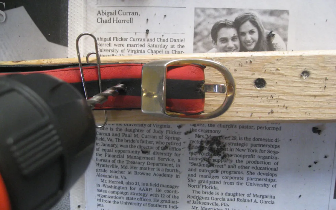 Repurpose: Bike Tire Belt