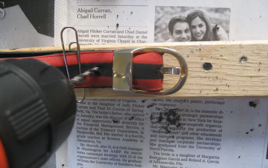 Repurpose: Bike Tire Belt