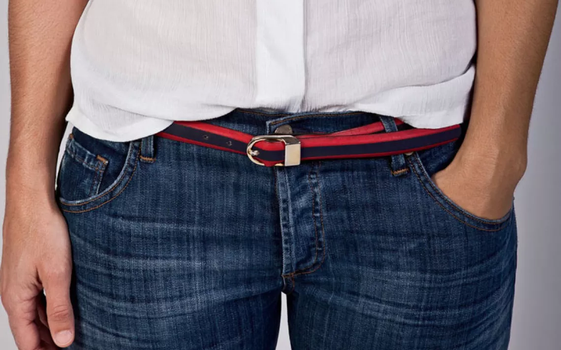 Repurpose: Bike Tire Belt