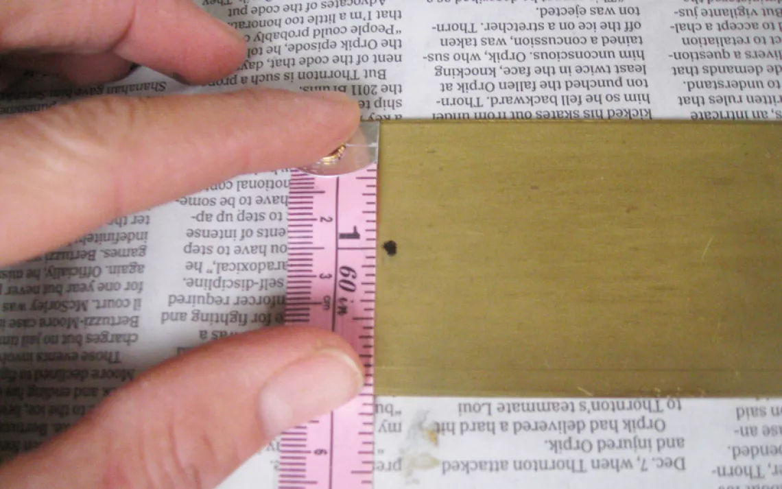 Repurpose Telephone Bookend Step 2