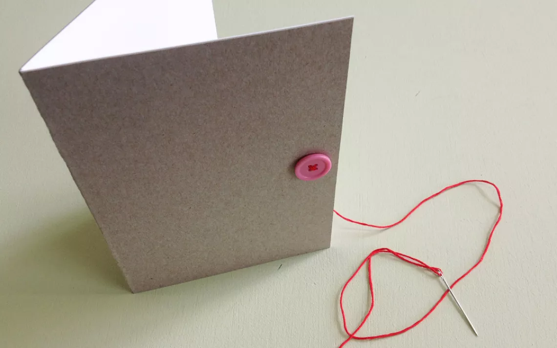 Repurpose: Cereal box to notebook