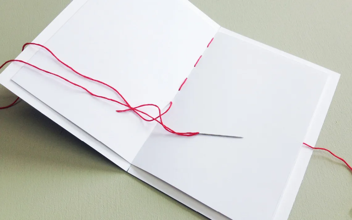 Repurpose: Cereal box to notebook