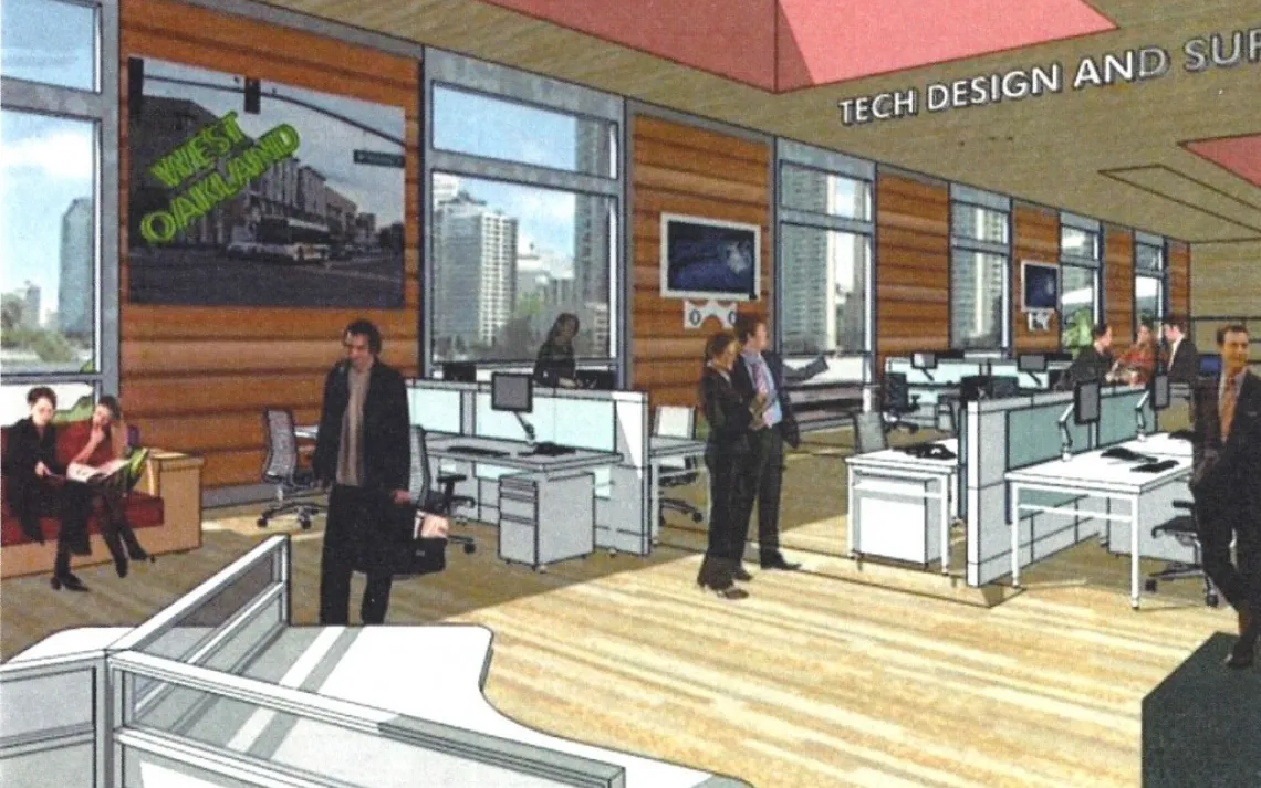 Artist rendering of future OAW development
