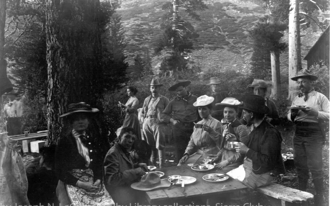 Hungry Sierrans, Mineral King Valley, 1903. By Joseph N. LeConte. 