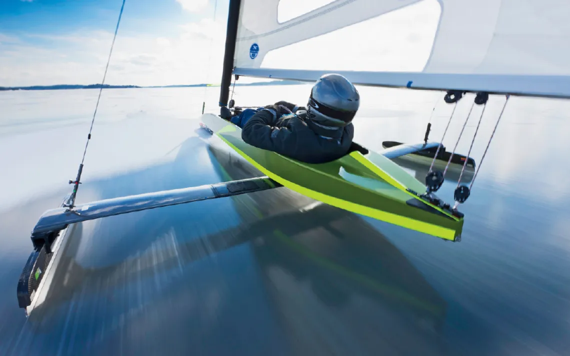 Ice Yachting
