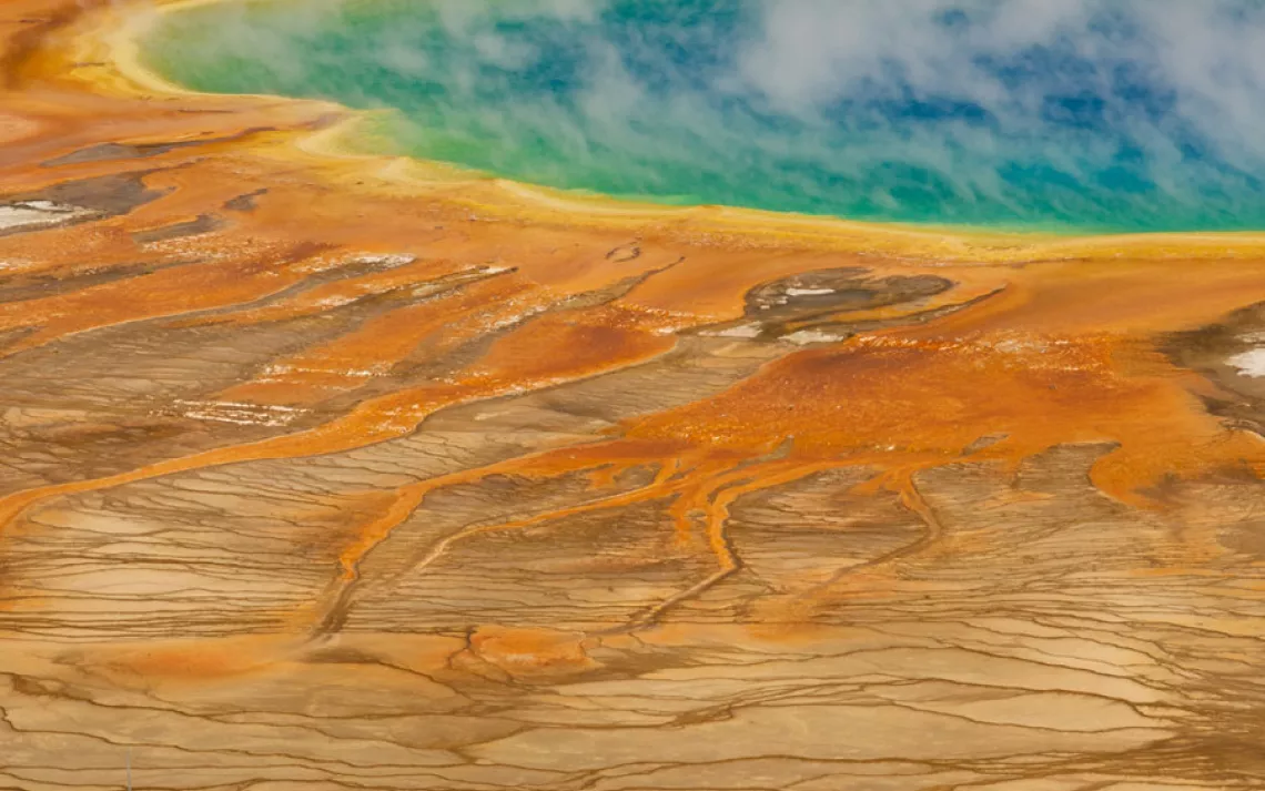 Midway Geyser Basin, Yellowstone National Park, Wyoming