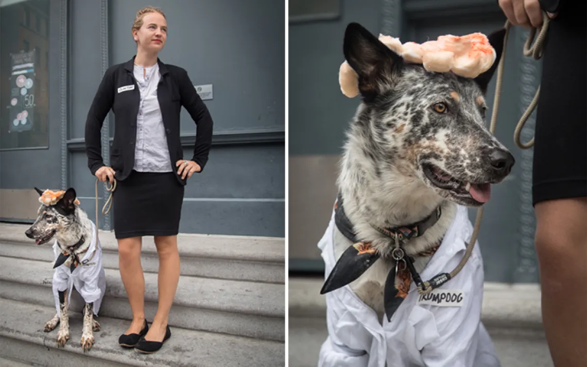 Hilary Clinton and #TrumpDog