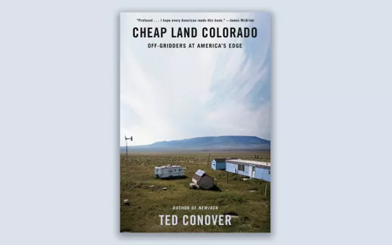 Front book cover of Cheap Land Colorado.
