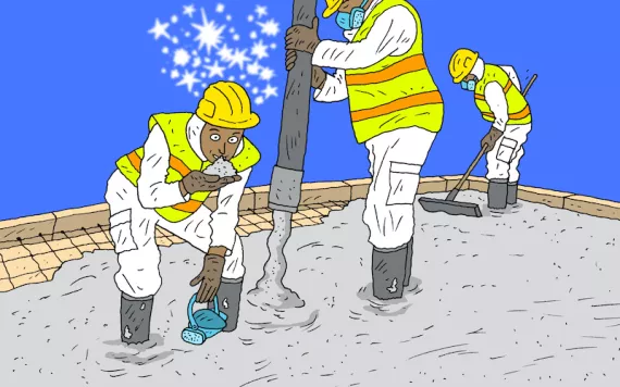 Illustration by Peter Arkle