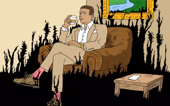 Illustration by Peter Arkle