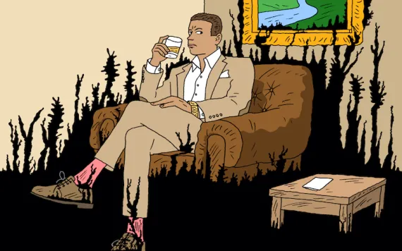 Illustration by Peter Arkle