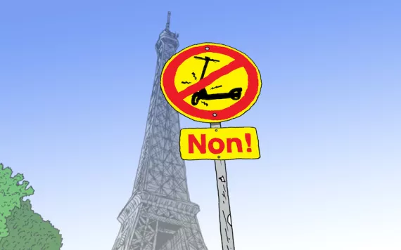 No Scooters in Paris