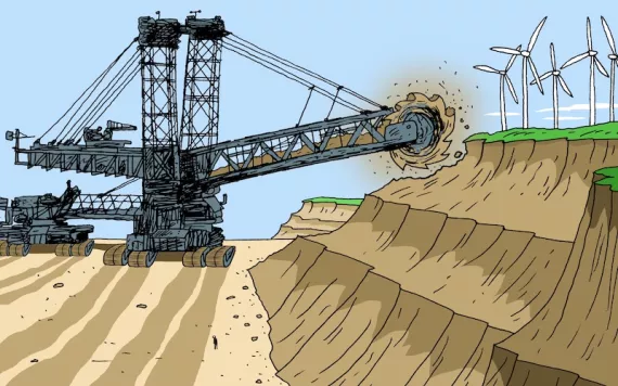 Illustration by Peter Arkle