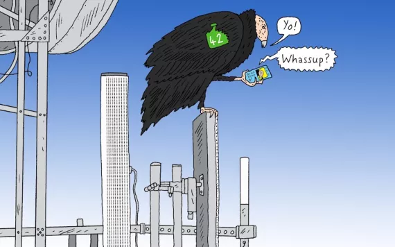 Illustration by Peter Arkle