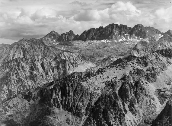 North Palisade, Sierra Nevada, California, USA from Windy Point (Kings Canyon National Park)