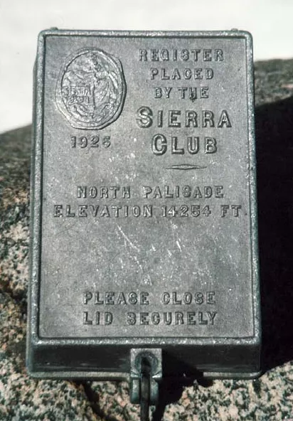 Mt Brewer Climbing Register