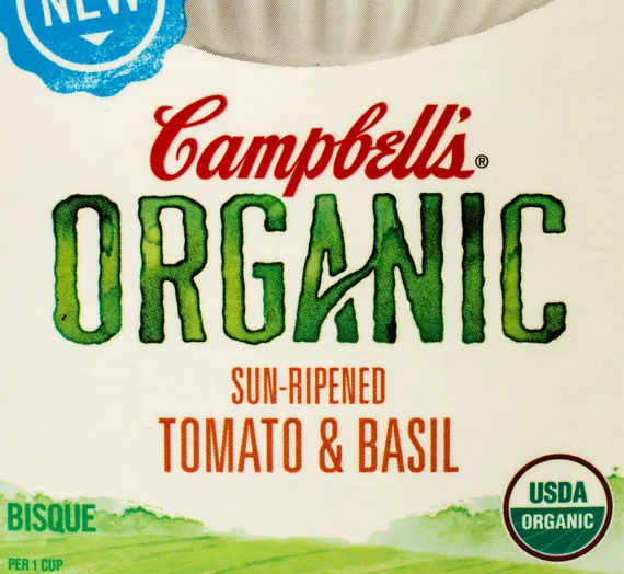 Campbell's organic soup
