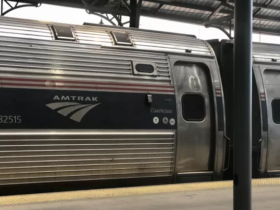 Amtrak train
