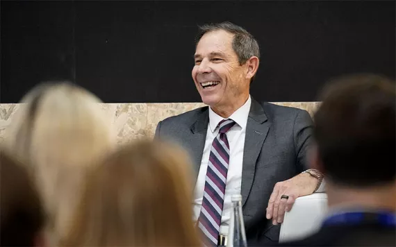 U.S. Rep. John Curtis, of Utah, attends an event at the COP28 U.N. Climate Summit
