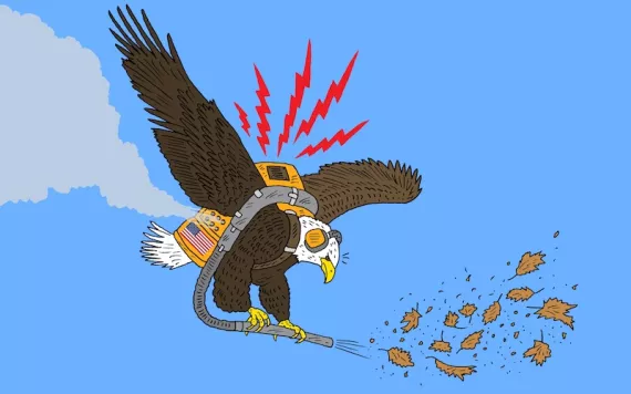 Illustration by Peter Arkle