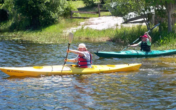 kayakers