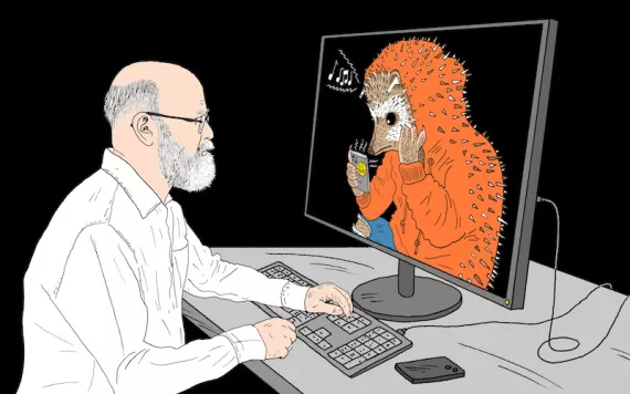 Illustration by Peter Arkle